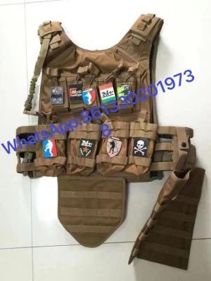 China Equipo táctico de nivel de bala resistente al camuflaje NIJ IIIA o NIJ IV para 9MM o.44Mag en venta