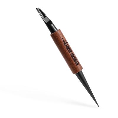 China MHW-3BOMBER Viable Bartender Latte Art Pen Espresso Pen High Quality Patented Coffee Art Needle Stainless Steel Rosewood for sale
