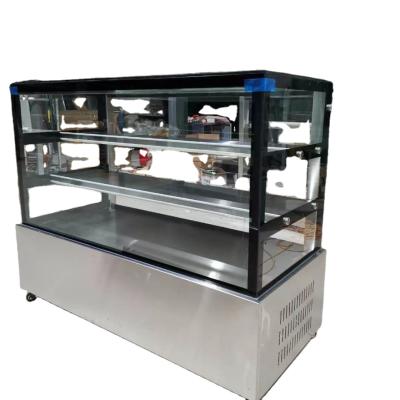 China Single-Temperature High Performance Cake Display Fridge Cooler Freezer For Bakery Racks Showcase Cabinet for sale