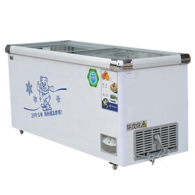 China Double-temperature Price Support Customized Best Commercial Chest Horizontal Freezer for sale