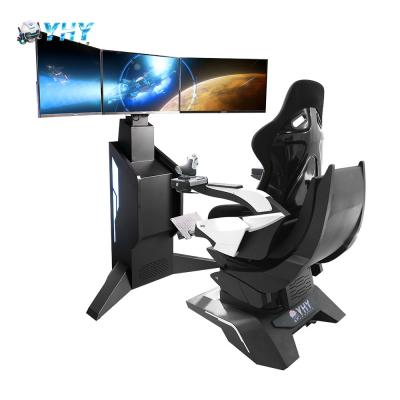 China 32 inch drie schermen dynamische platformvlucht simulator Te koop