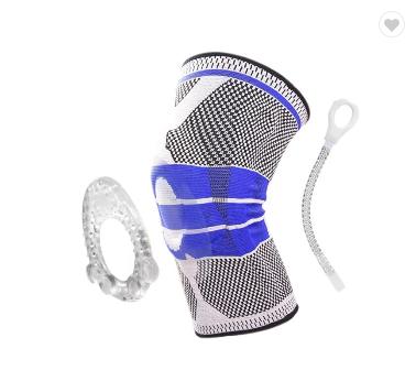 China High Elastic Compression Recovery Knee Sleeve Support Sports Knee Brace For Pain Relief for sale