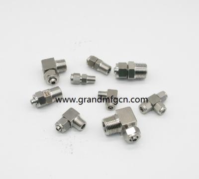 China Building Material Stores OEM Precision Stainless Steel Pneumatic Connector Fittings Customized for sale
