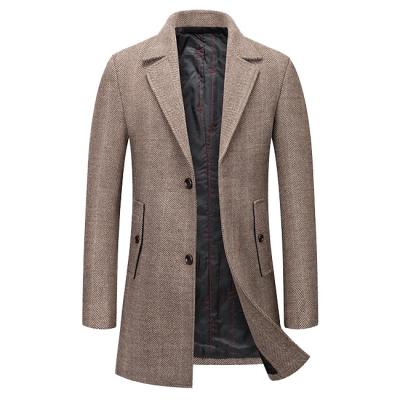 China New Design Viable New Design Woolen Coats Professional Plus Size Winter Solid Color Cashmere Woolen Coat for sale