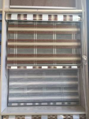 China As máscaras duplas ISO9001 da camada das cortinas de rolo da zebra aprovaram a prova da poeira à venda