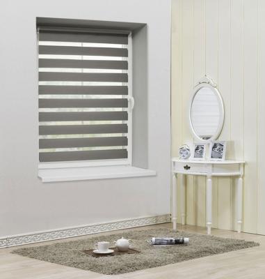 China máscaras de escurecimento da zebra da sala à prova de fogo, cortinas verticais do café dia e noite à venda