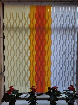 China A ondinha cega olhares como cortinas verticais originais interiores das cortinas de janela da ondinha à venda