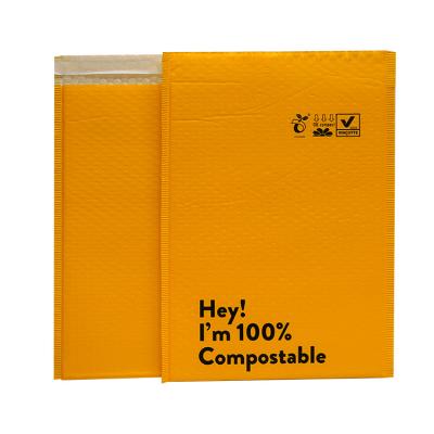 China Shock Resistance Kraft Bubble Mailers Shipping Envelopes Bubble Mailers Self Sealing Shipping Bag for sale