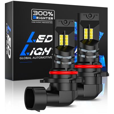 China Aluminum+PC LIGHTOWL 9005/9006/H10 LED Headlight Bulb 12SMD 2525 Chip H8/H9/H11 4300K 6500K 8000K 12 LED Fog Light 12V24V for sale