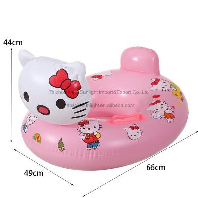 China Durable Eco-friendly Made In China Hello-kitty Pink Pool float Ring summer pool float water swimming rings for sale