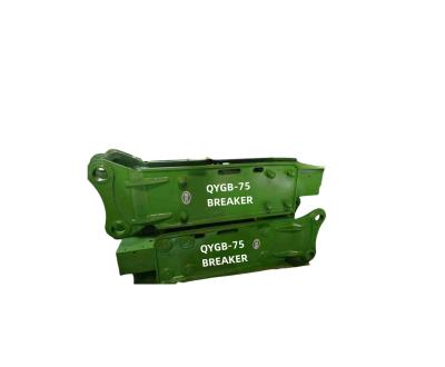 China QYGB75 Tipo superior de quebra-máquina hidráulica martelo 75 cinzel, fato 6.0-8.0 toneladas à venda