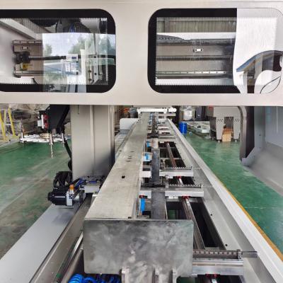 China Aluminium Profile CNC Machining Centre With 4 Controlled Axis for sale