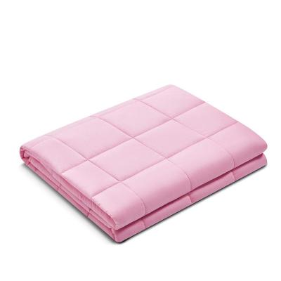 China Folded Customized Professional Autism Glass Beads Weighted Cooling Blanket For Kids for sale