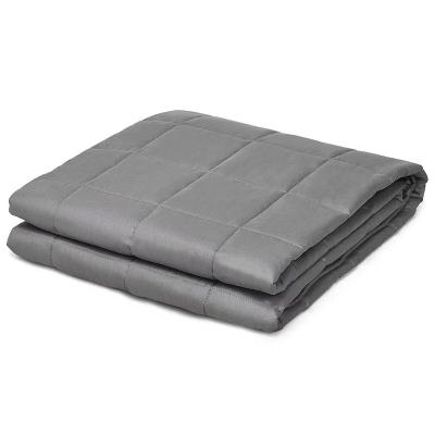 China Custom Size Color Manufacturer Custom Package Weighted Folded Heavy Blanket Sleep Blanket For Adults for sale
