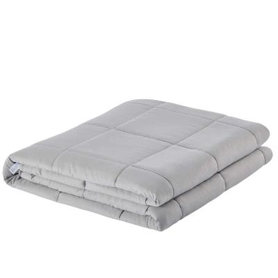 China Custom Weighted Blanket Folded Designs Adults 15Lbs Weighted 48*72Inch Sensory Sleep Blanket for sale