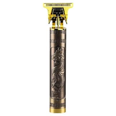 China Commercial Gift Box Packaging Dragon T9 USB Cordless Oil Head Sculpting Professional Low Noise Electric Clipper Hair Trimmer for sale