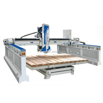 China Building material stores export frt600 marble and granite bridge saw cement frame PLC programmable control system stone cutter block position working table for sale