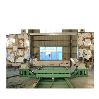 China Granite Block Cutting Machinery PLC Diamond Trimming Wire Saw Machine Automatic Cutting Marble Granite Stone Trimming Rope Sawing for sale
