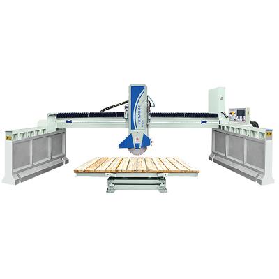 China Building material stores export frt450 stone cutter machine bridge saw granite 20hp motor 20inch marble blade cutting machines for slab cutting PLC control for sale