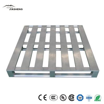 China Single/ Double Faced 4 Way Entry Load Capacity 1000kg Warehouse Metal Steel Pallets Metal Tray Good Sold for sale