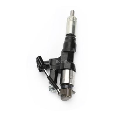 China Building Material Stores Excavator J08E Fuel Common Rail Injector 095000-6593 VH23670E0010 VH239101430A For SK330-8 SK350-8 for sale