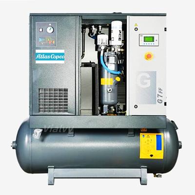 China Free Oill G7 Integrated Atlas GA Copco De L'Aire 7.5KW Atlas G11FF Air Compressor Atlas 10HP Copco Compressor With Drier Tank Air Filter for sale