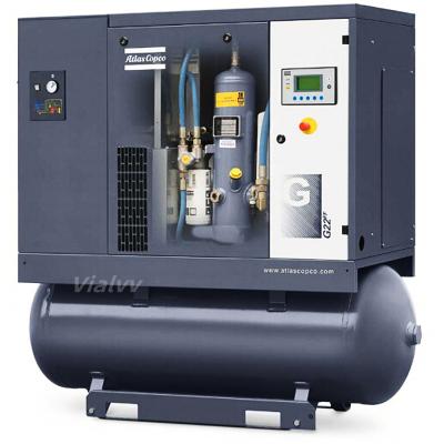 China Free Oill De l'Aire 22KW Atlas G22 Copco Air Compressor Atlas G22FF Atlas 30HP Copco G22 Inline Compressor With Drier Tank Air Filter for sale