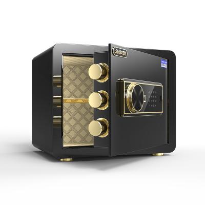 China Durable safety Sell High-Quality Customizable Fireproof Fingerprint Digital Safe Box for Money File for sale