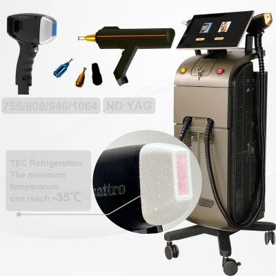 China Weifang KM IPL 755 808 Máquina de remoção de pelos a laser de diodo de 1064nm com direção precisa à venda