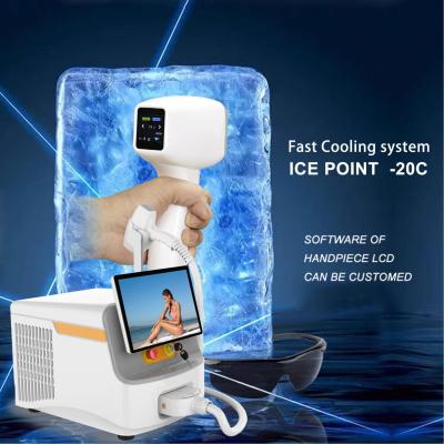 China 3 comprimento de onda 808nm 755nm 1064nm dispositivo de remoção de cabelo a laser de diodo com Titânio de gelo à venda