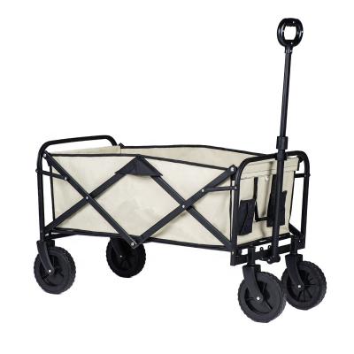 China Durable Supermarket Storage Wheels Push Beach Foldable Tool Trolley Luggage Trolley Hand Carts Shopping Trolley for sale