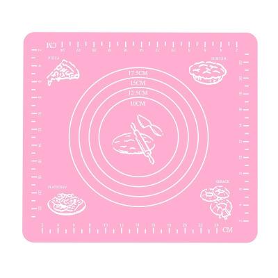 China Viable Direct Cheap Price Factory Direct Supply Non-Stick Rolling Pastry Mat Silicone Pastry Mat Dough 40*60CM for sale