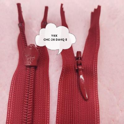 China Automatic Lock 25cm Invisible Zipper &2# &hidden Nylon Zipper For Dress for sale