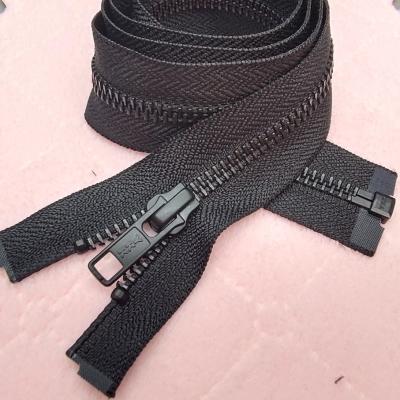 China Zipper &5# Double Open Metal Sliders Double Zipper For Bags for sale