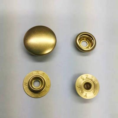 China Customized Viable Custom Made White Metal Press YK Button For KK Clothes for sale