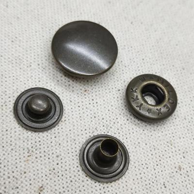 China Customized Durable Antique Brass Metal Press YK Snap Button For Clothes K for sale