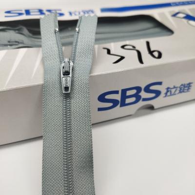 China Good Lock SBS Automatic Nylon Zipper 3# Zipper &Nylon Zipper For Bags And Pants Pockets for sale