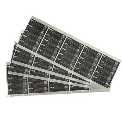 China PET label maker waterproof high quality custom adhesive paper die cut stickerswith logo for sale