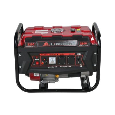 China LB2500M 2kw gasoline generator 170HP engine recoil single phase 2500 for sale