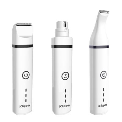 China Hotel iClipper-N6 USB LED Rechargeable Electric Painless Nail Grinder Cat Nails Grind Dog Pet for sale