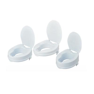 China Plastic Durable Medical Equipment Raised Toilet Seat , Lid And Bucket For Commode Chair for sale
