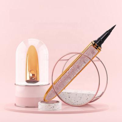 China Waterproof Black Eyeliner Glue Pencil No Brand Lashes Instant Eyeliner Glue Pen Custom Private Label for sale