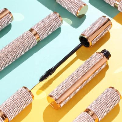 China Diamond Mascara Fiber Extension Custom Water Resistant and Long Lasting Private Label Mascara for sale