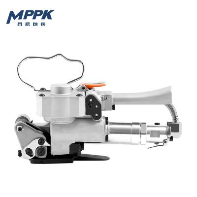 China Food Hand Tool Wrapping Pneumatic Automatic Strapping Machine For PET PP Strap for sale