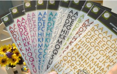 China Decorative Sticker Eva Glitter Foam Sheet Letters for sale