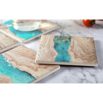 China 2022 CLASSIQUE Christmas Gift Factory Direct Sale Ceramic Coasters for sale