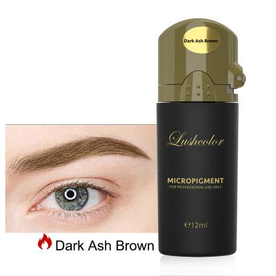 China Custom Cosmetic Colors Perfect Permanent Pigment Tattoo Ink Color Lip Tattoo Works With Microblading Pen Permanent Makeup CTPM001T for sale