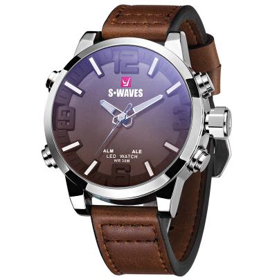China Hot Selling Military Leather Men's Digital Watch Men's Automatic Date Sports Watches Quartz Luxury Wristwatches for sale