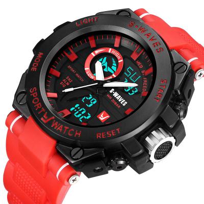China NEW Watches Day/Date Men Digital Watch Dual Display Sports Waterproof Army Leisure Military Wrist Watch for sale