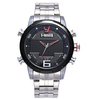 China Automatic Date Mens Digital Watches Luxury Branded Watches Analog LED Waterproof Sports Watch High Quality for sale